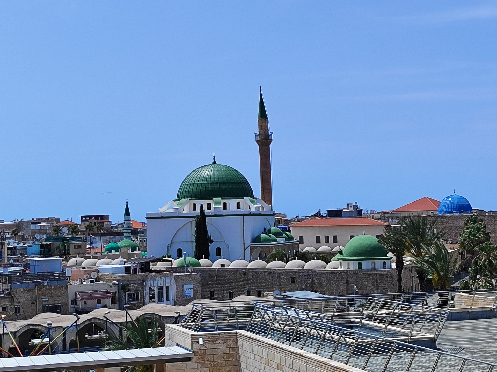 Acre Old City mosques and rooftops