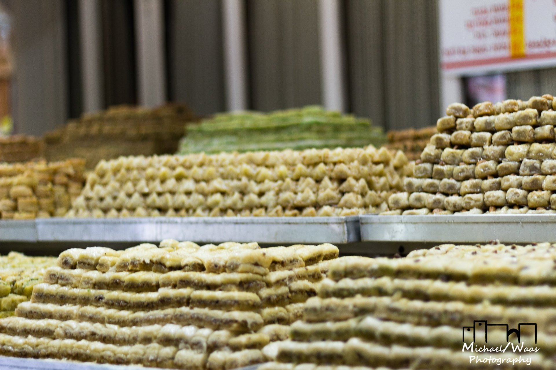 Traditional baklava and pastries