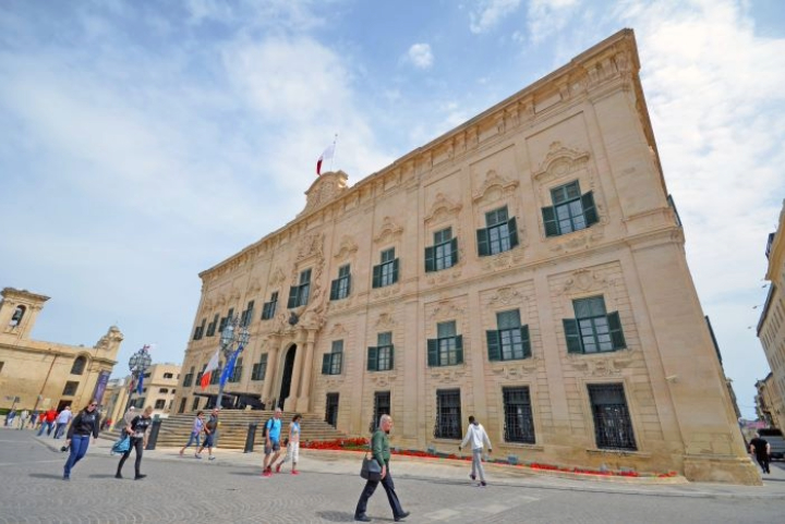 Auberge de Castille in Valletta