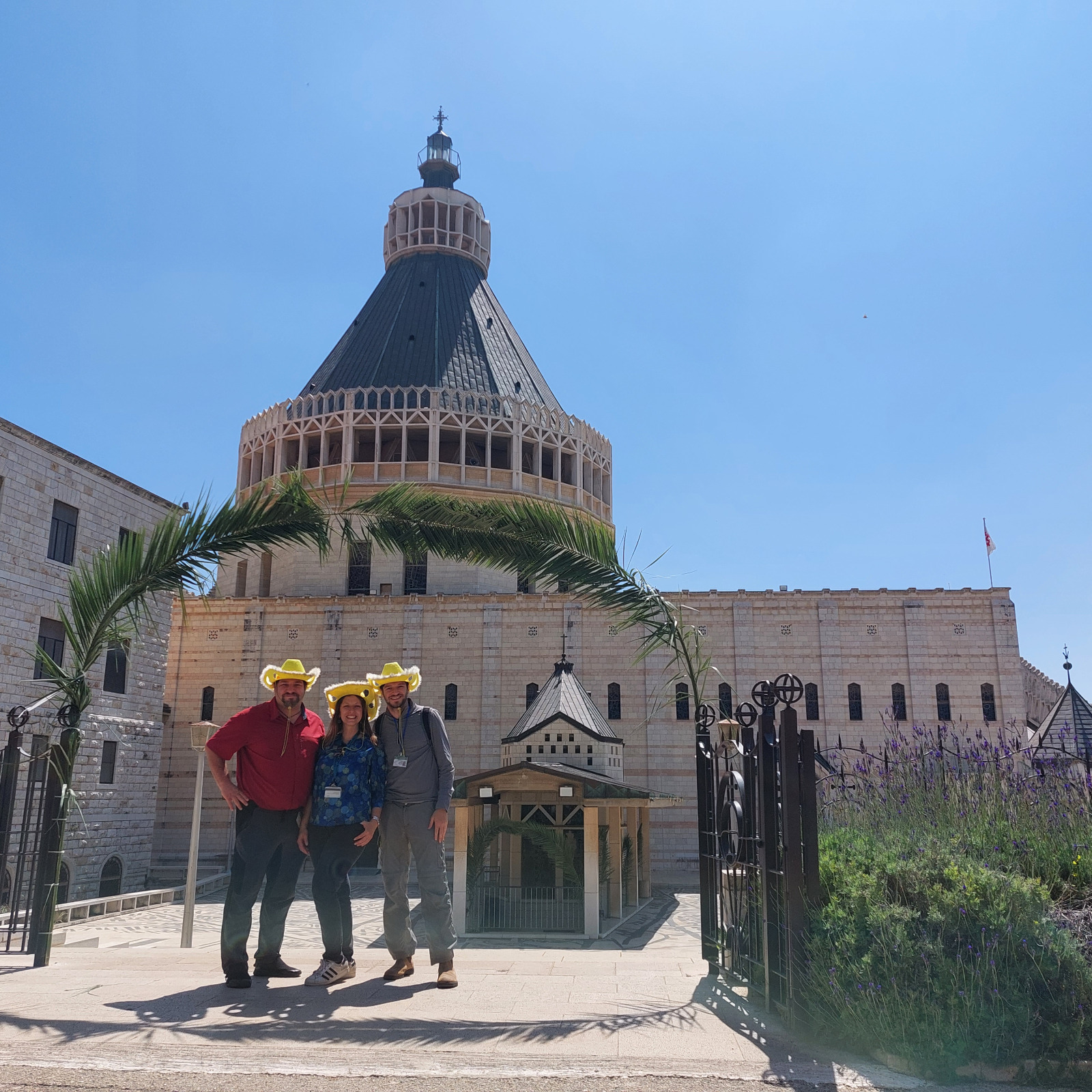 Group at Basilica of the Annunciation
